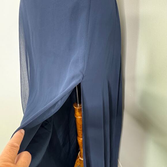 Jenny Yoo Kiara Dress‎ Navy Blue - Picture 4 of 12